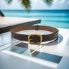 Pu Womens Chic Slim Waist Belt Perfect For Casual And Fashionable Daily Wear Black In