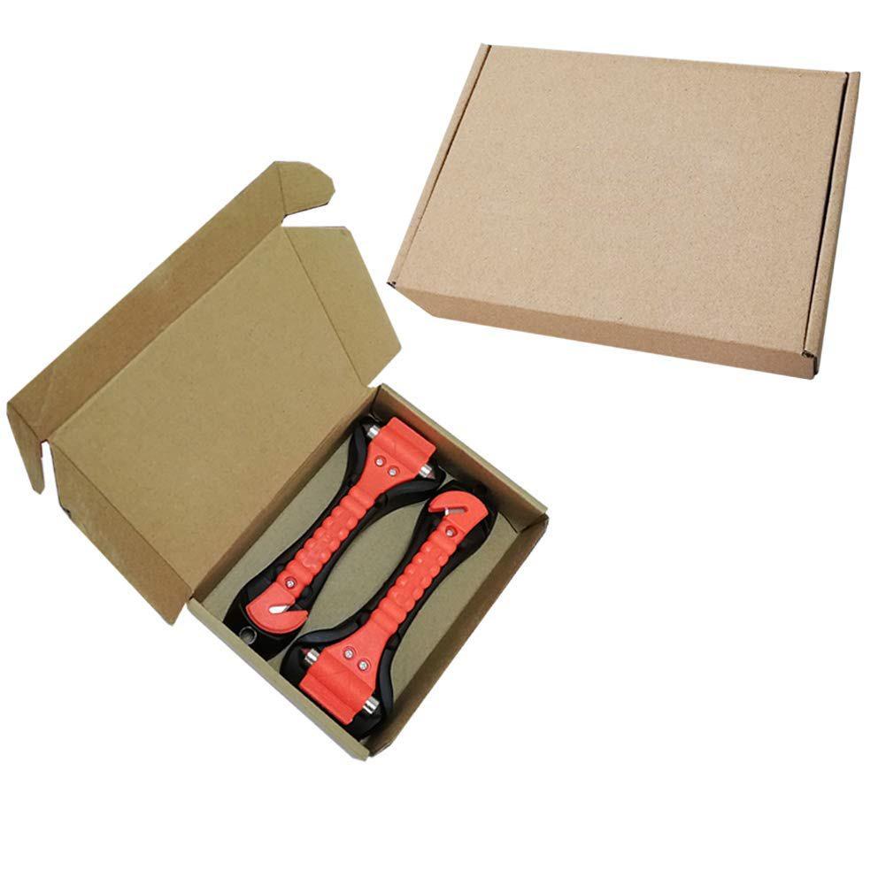 Compact Car Safety Hammer: Emergency Window Breaker and Self-Rescue Tool.