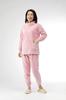 Little Island Long Sleeve Size Sweatshirt with Cable Loose Size Pink Women's Loungewear, Pink, M, Fleece, Fit, Fluffy, Pajamas, M,