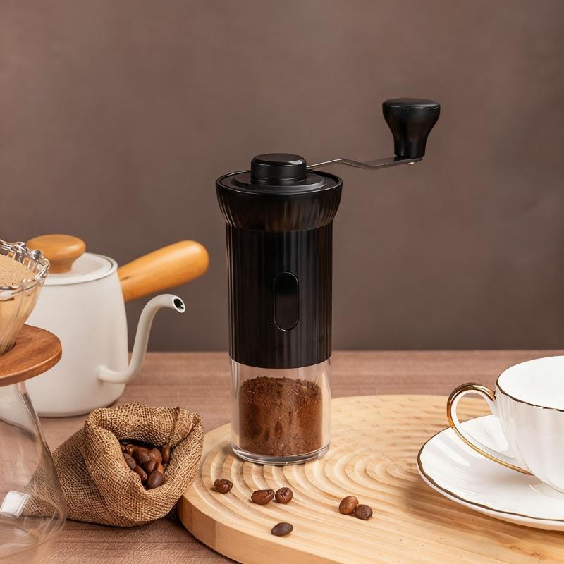 Portable Manual Coffee Grinders Compact Designs Nonrust Steel Burr Adjustable Coarseness For Travels Camping Office Use