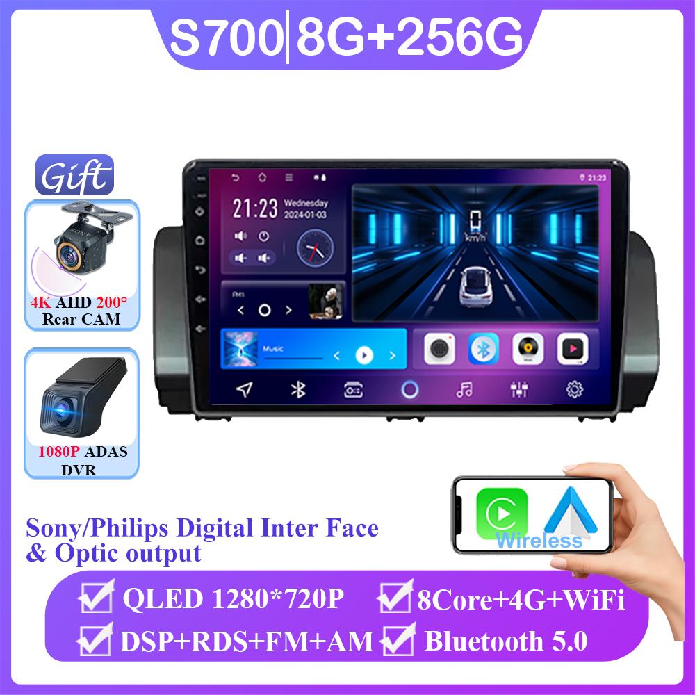 Car Radio Stereo For Renault Sandero 2021 Android 14 Auto Carplay GPS 4G WIFI Navigation Multimedia Video Player CPU No 2din DVD