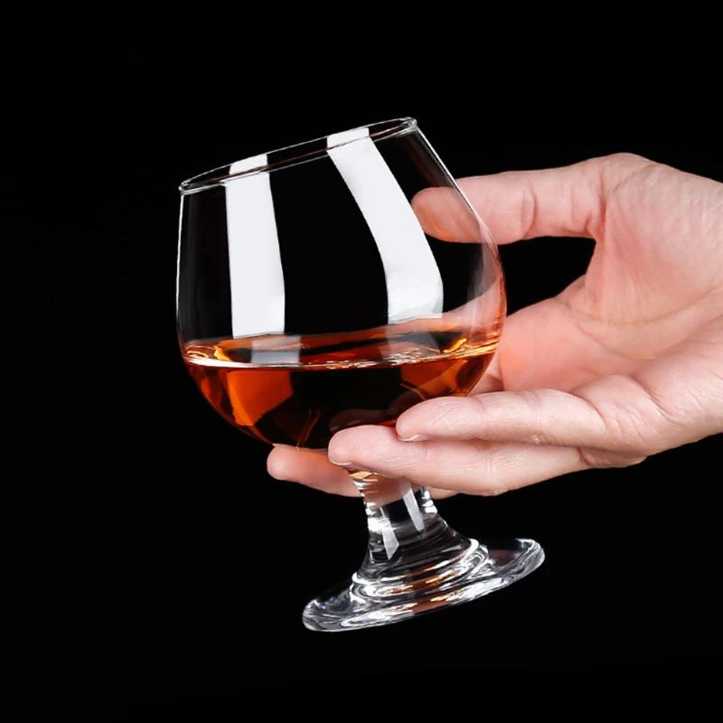 Set 2 Pezzi 8.7oz 255ml Calici da Vino Rosso a Piedi Corti Set Bar Calici per Vino Straniero Cocktail Calice Trasparente per Cognac Utensili per Vino