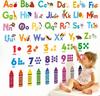 Animal Alphabet Numbers Decals Stickers For Kids Room Decor Peel And Stick Removable Educational Abc Letters