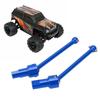 2 Pcs Front Rear Drive Shaft Aluminium Alloy RC CVD Front Rear Drive Shaft for   Latrax Teton 1Celsius18 Car