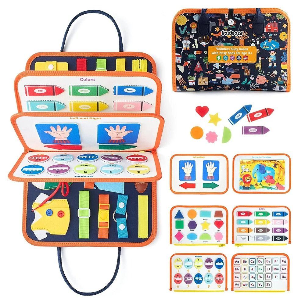 

Cartoon 3D Quiet Activity Book Creative Toddlers Montessori Toys Fine Motor Skills Style 5