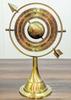 Vintage Brass Armillary Sphere 11" Antique Astrolabe Table Top World Globe Gift