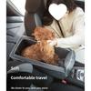 Trasportino per Auto per Animali Domestici con Calore e Cuscino Rimovibile per Cani Piccoli