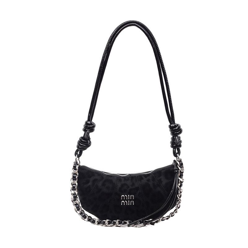 

Retro Croissant Texture Women s Crossbody Underarm Shoulder Handbag чёрный