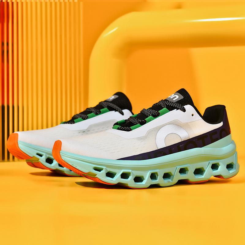 Summer Versatile Trend Sports Shoes Men's and Women's Long-distance Non-slip Shock Absorption Running, Shoes Monster Shoes