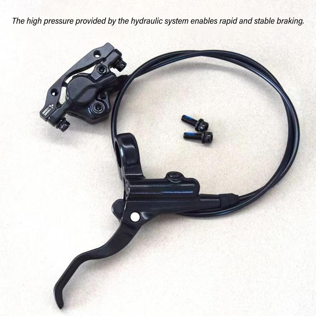 Mountain Bikes Disc Brake Set Alloy Powerful Braking Sensitive Bikes Hydraulic Disc Brake Lever Kit for Cycling