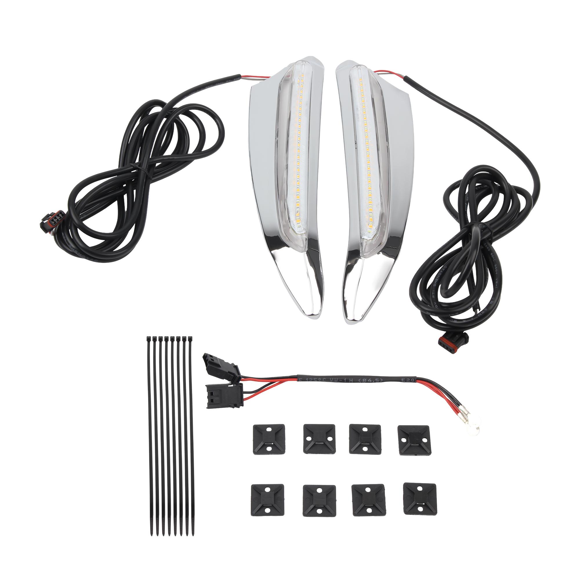 

Motorcycle LED Saddlebag Accent Swoop Lights Case For Honda Goldwing GL1800 GL 1800 F6B 2020 2025 2025 2025 Rear Tail Light