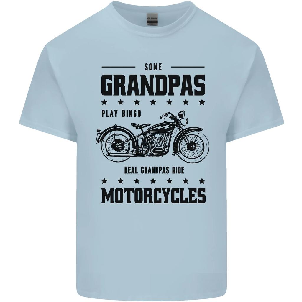 Some Grandpas Funny Biker Motorbike Bike Kids T-Shirt Childrens