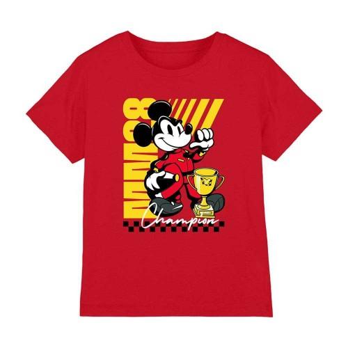 Disney Childrens/Kids Champion Mickey Mouse Trophy T-Shirt