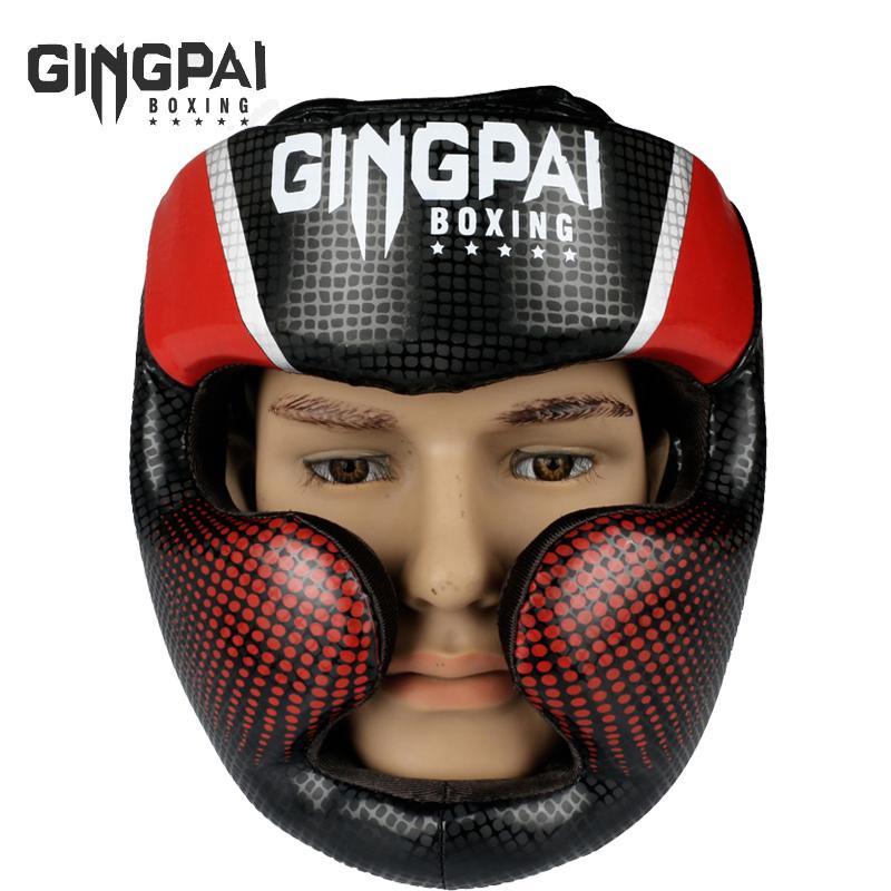 Boxing Headgear For Men Women Muay Thai MMA Kickboxing Full Face Coverage Safety Head Guard Sparring Closed Type