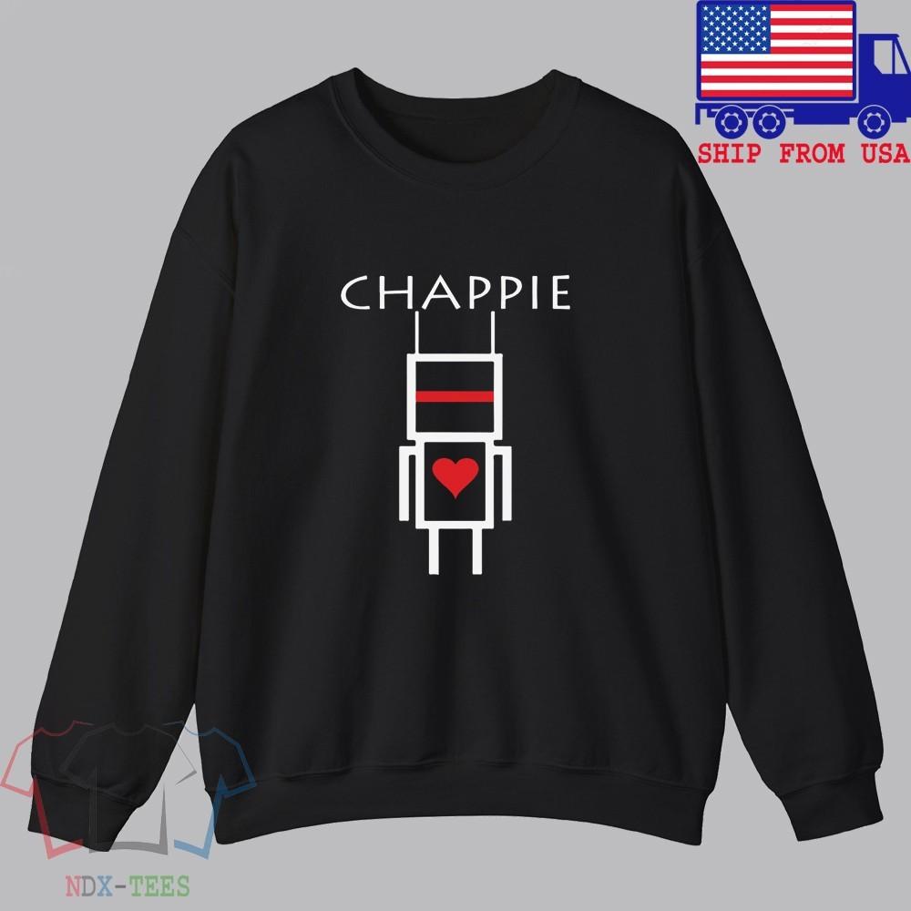 Chappie Movie Die Antwoord Men#039;s Black Size S to 3XL Unisex T-Shirt XXXXL