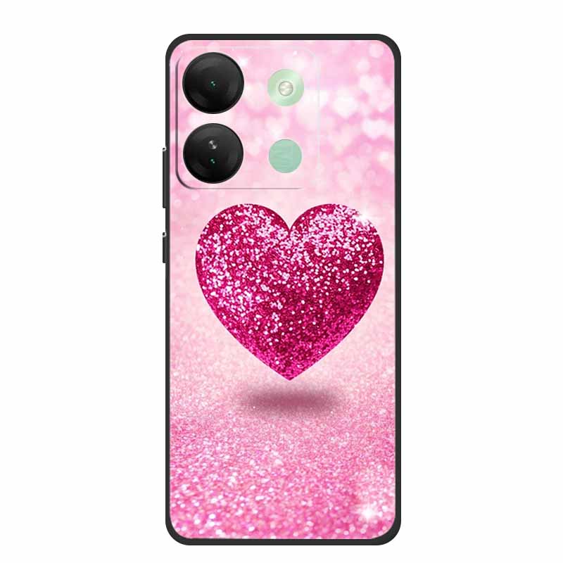 For Infinix Smart 7 HD Plus Case Black Silicone Soft Back Cover Case For Infinix Smart 7 Plus HD Phone Case Smart7 HD 7Plus Capa