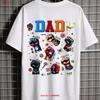 Best Dad Ever T Shirt Fatherhood For Father Bank Funny Vintage Graphic Casual Stretched Top Everyday Wear Streetwear