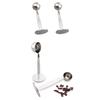 New Coffee Scoop Portable Stainless Steel Stand 2 In 1 Coffee Powder Measuring Scoops Tamper Spoon Tools Coffee Special Spoon