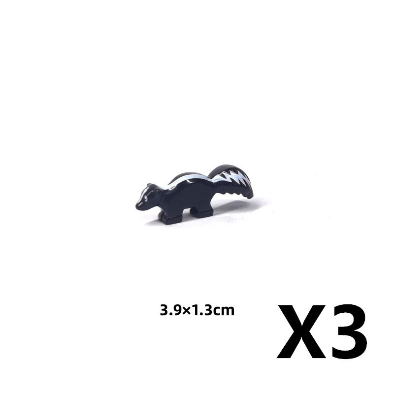 Città Animale Zoo Fattoria MOC Mattoncini Porco Pollo Pecora Coccodrilli Panda Delfino Elefante Gorilla Frutta Aquila Mattoncini Giocattoli A012