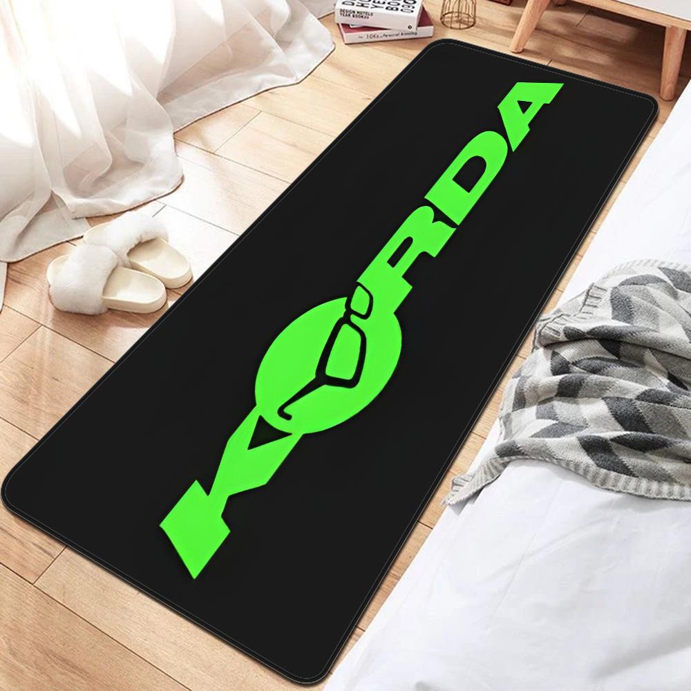 K-Korda F-Fishing Logo Floor Mat Non-Slip Laundry Room Mat Laundry Decor Balcony Child Living Room Household Carpets