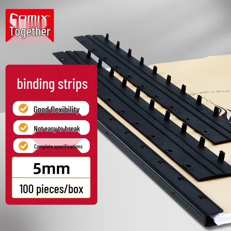 COMIX 10-Hole Plastic Binding Combs CN plug (adapter included)