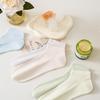 100% Cotton Women's Mesh Mid-Calf Socks - Antibacterial, Thin, Summer Style