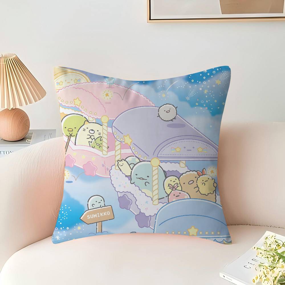 Sumikko Gurashi Cushion Cover Pillowcase Upholstery Sofa Throw Pillow Home Decor Pillowcas