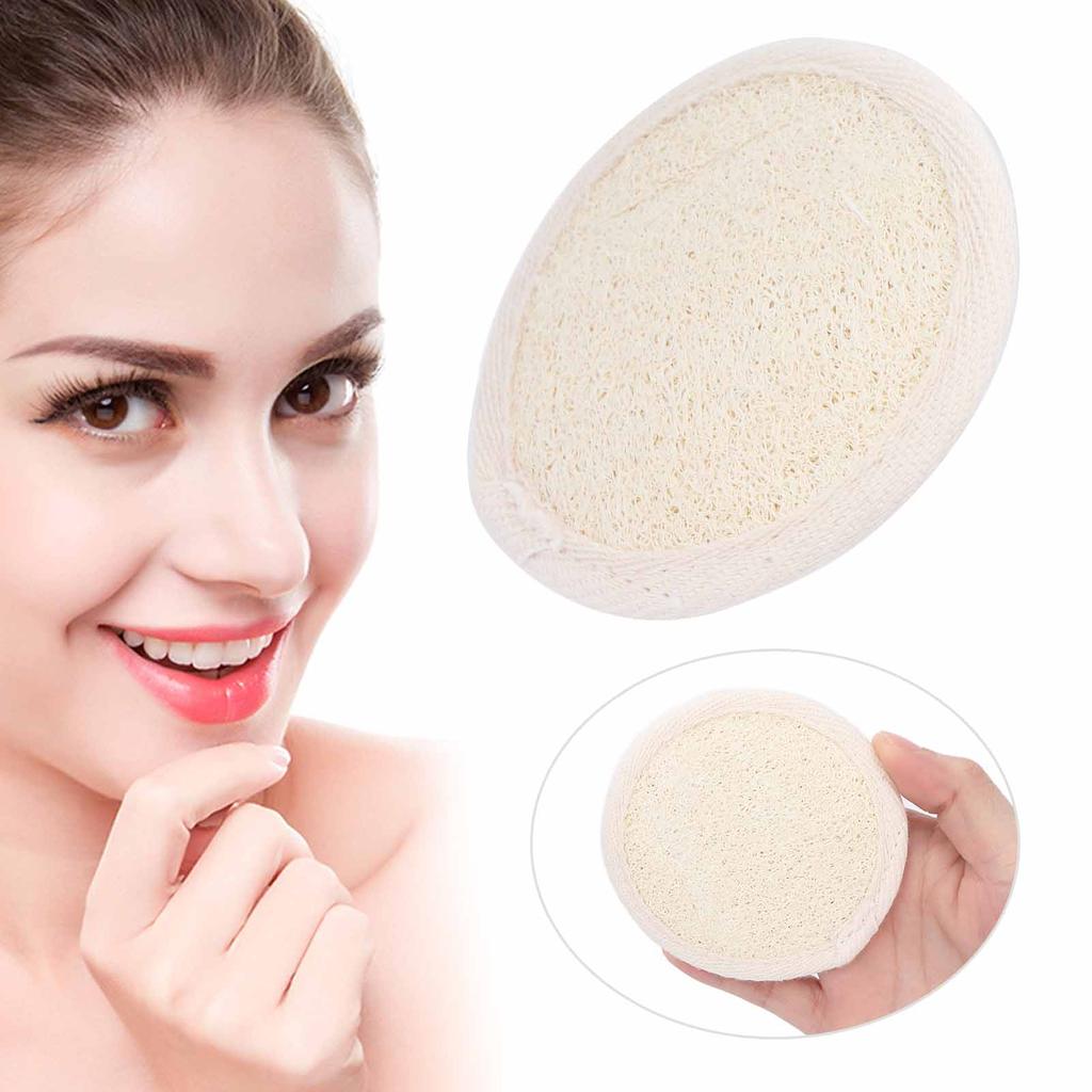 Exfoliating Loofah Pad Facial Body Scrubber Men Women Shower Bath Loofa Sponge Pad
