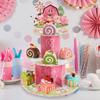 Cake Display Stand Jungle Mermaid Birthday Party Decorations Kids Dessert Holder Cake Tray Butterfly Baby Shower Cupcake Support
