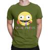 Smiling Friends Logo Novelty 100 Cotton TShirt Smiling Friends Season 2 Tops Tees For Unisex
