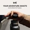 Trtl Flask, Travel Water Bottle - For Hot and Cold Drinks - Insulated Water Bottle with Leak-Proof Storage Lid, Holds Up To 600 ML Of Liquid