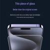 iPhone 16 Pro Vollbildschirm Gehärtetes Glas HD Displayschutz
