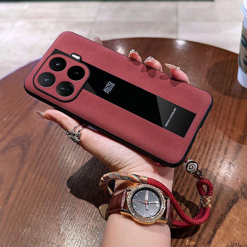 For Xiaomi 17T/17T Pro Case Premium Yangba Leather Auspicious Cloud Braided Bracelet Shockproof Cover For Xiaomi 17 T/17 T Pro
