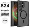 Magnetic Frosted Oil-Feel Phone Case for Samsung Galaxy S25/S24 Ultra/S22 Plus