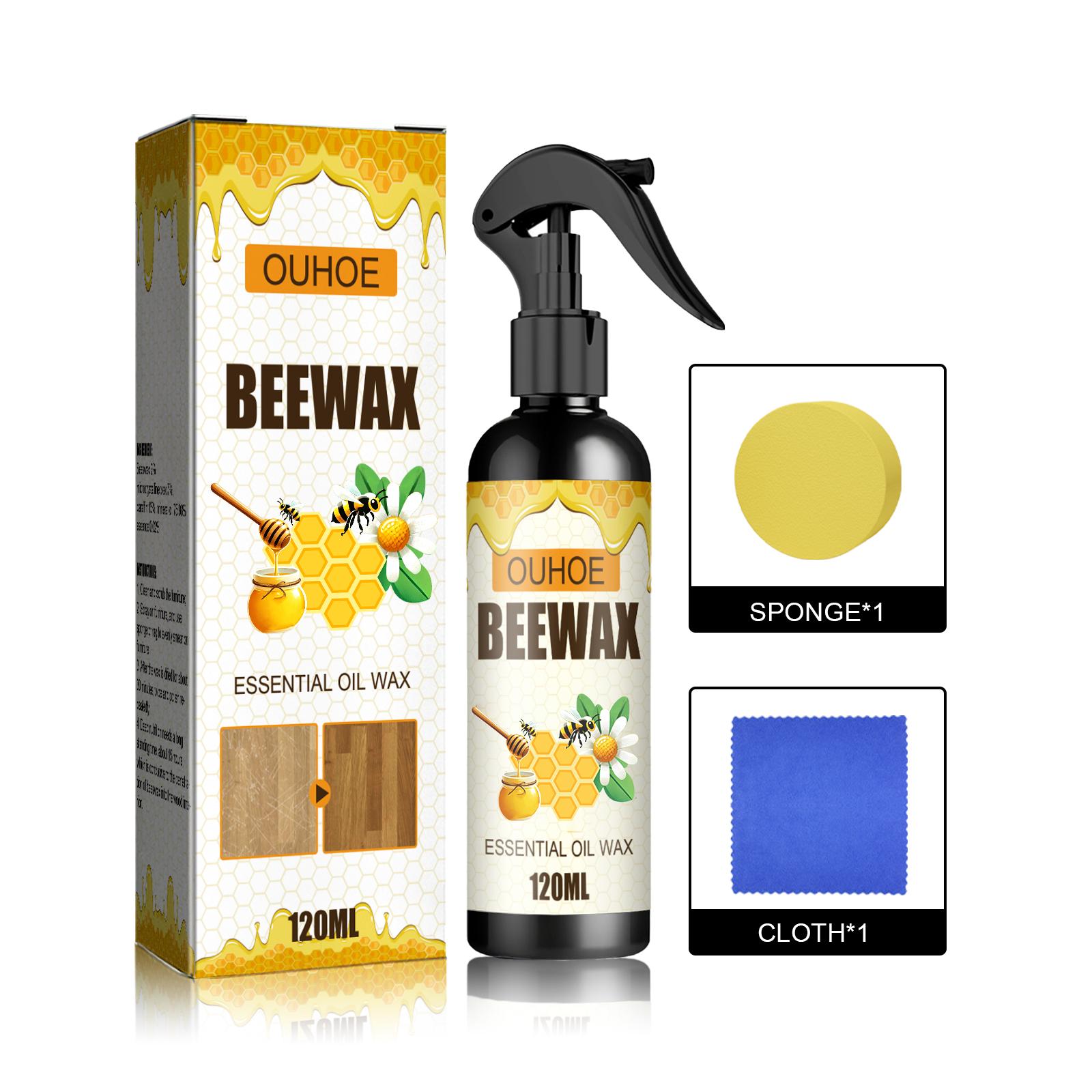 

OUHOE Furniture Beeswax Spray Furniture and floor care polishing wax, waterproof, anti-crack and scratch, renovation and maintenance wax 120ml