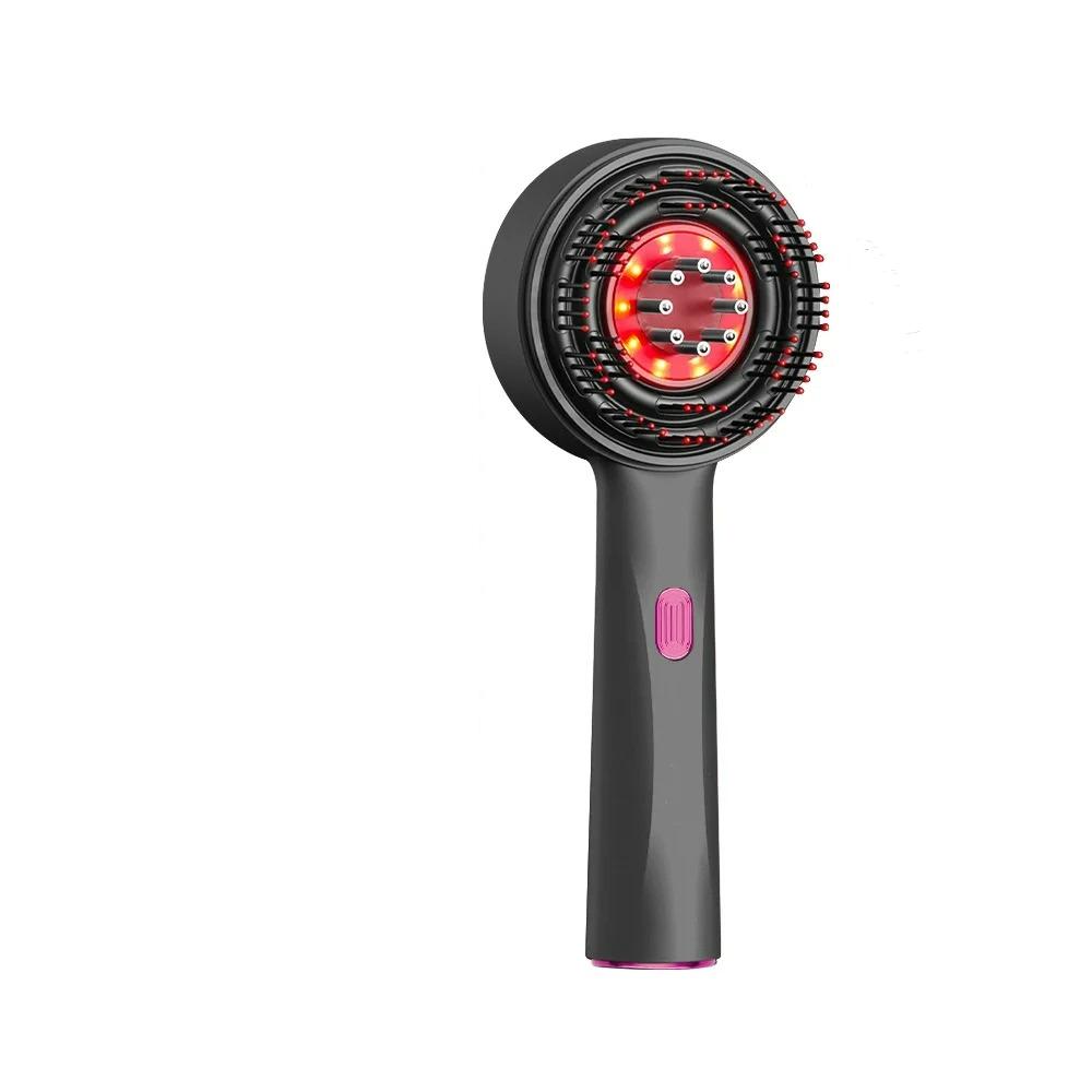 Scalp Massaging Brush,3 in 1 Electric Hair Massager with IPX7 Waterproof,Cordless Red Light Hair Massager,Scalp Massage Comb,Hair Oil Applicator