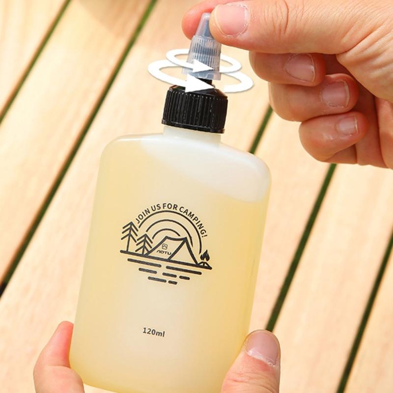 Leakproof Dispenser Bottle Squeeze Condiment Bottle Camping Squeeze Dispensing Bottle for Outdoor Cooking and Grilling