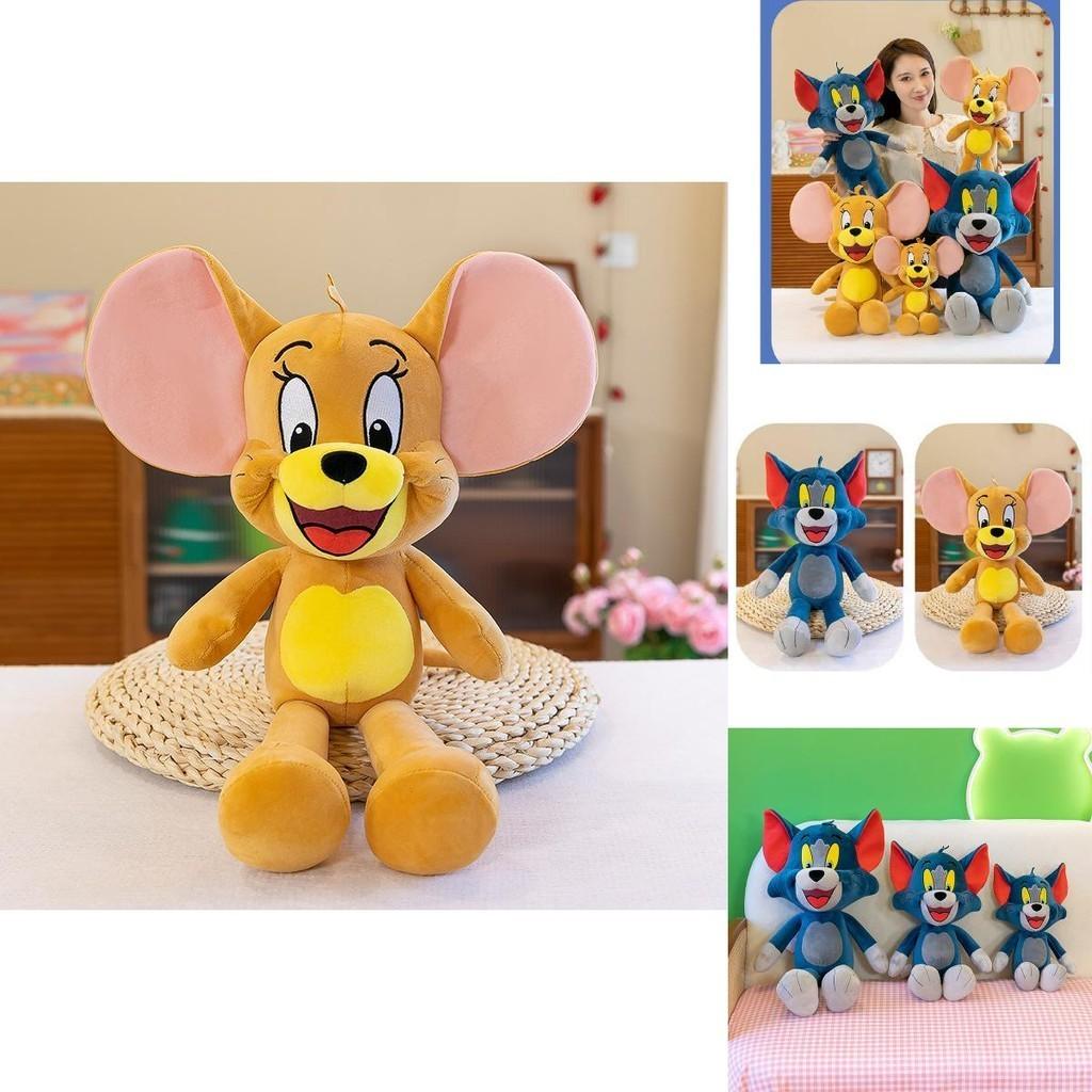 Tom And Jerry Plush Toy Pillow Stuffed Doll Kids Valentine's Day Gift Cartoon