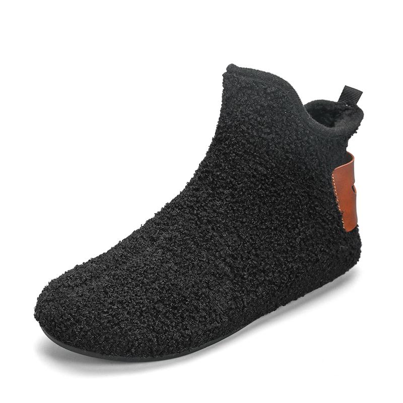 Winter Outdoor Cotton Shoe Men Warm Anti-slip Lightweight Man Comfortable Cotton Loafer Men Winter Warm Shoe