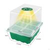 Nursery Pot with Light Growing Tray Drain Holes Reusable Humidity Domes Practical