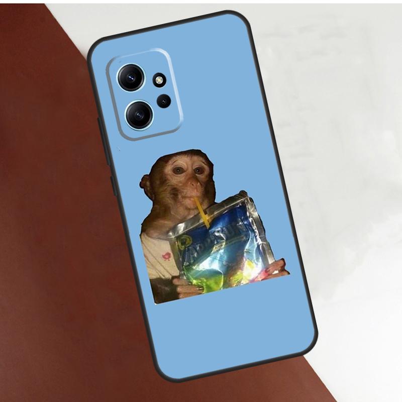 

Monkey Sipping Capri Meme Case For Xiaomi Redmi Note 13 10 11 12 14 15 Pro Plus Cover For Redmi 15C 15 12C 13C 14C 10C Redmi Note 10 4G