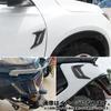 Car Dummy Duct Fender Hood Aero Custom Dress Up Carbon Style Universal Set of 2