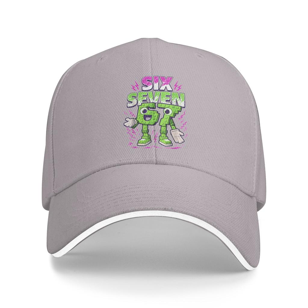 67 Six Seven 6-7 - Funny Italian Brainrot Gaming Meme Casual Baseball Cap Summer Trucker Hat Hot Sale Outdoor Sport Hip Hop Hats