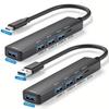 4 Port For HDD SSK USB HUB Type-C To Multi USB Splitter OTG Adapter For Macbook Xiaomi Huawei Cellphone Laptop Notebook Hard Driver USB 3.0 2.0