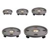Universal Flower Pot Wheels Round Plastic Tray Heavy Duty Gorgeous Flowers Pot Rack Plant Movable Rolling Potted Plant Stand With Rollers