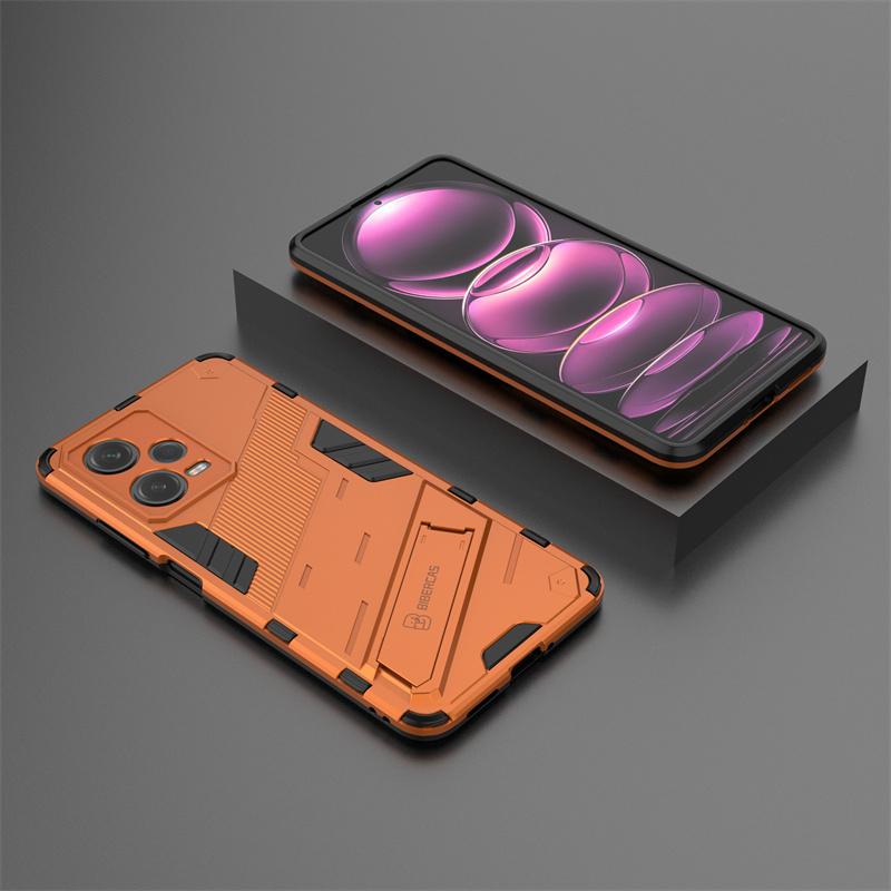 

Для Xiaomi Redmi Note 12 Pro 5G чехол магнитный кронштейн подставка держатель бронированные чехлы для телефонов для Redmi Note12 Pro + Plus задняя крышка For Redmi Note 12 5G оранжевый