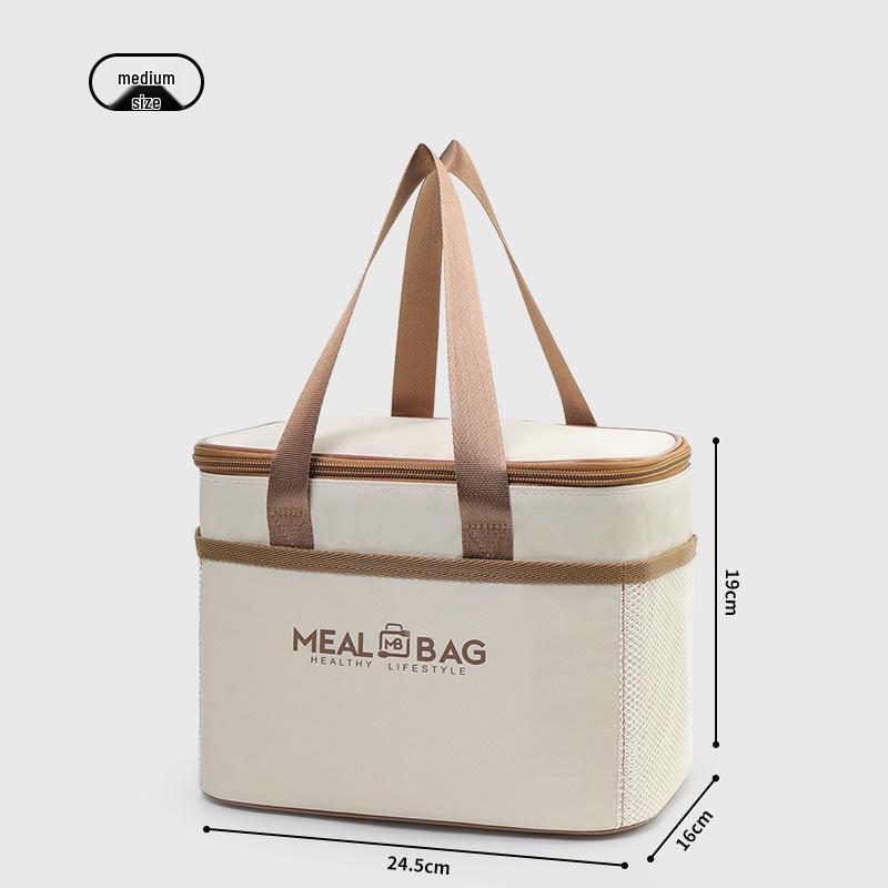 Insulated Lunch Tote Bag for Picnics, Office & School - Large Capacity Bento Carrier