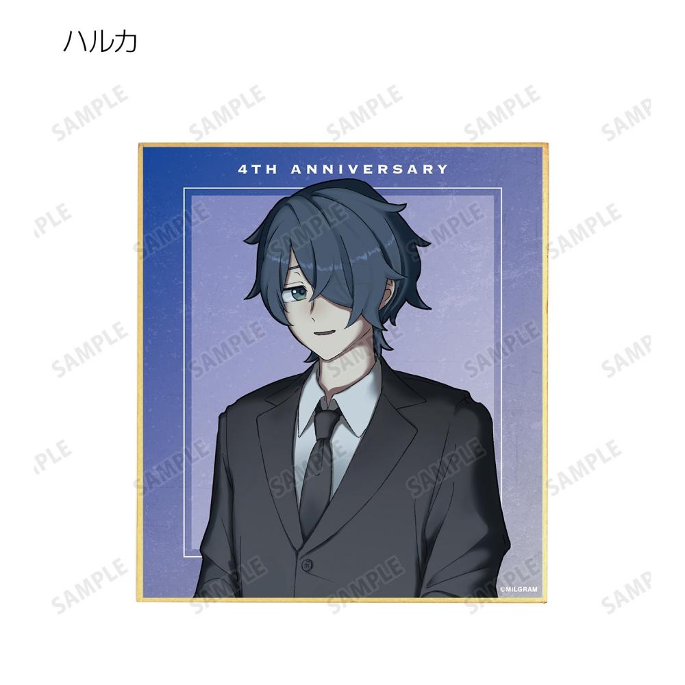 Null Milgram Newly Drawn 4th Anniversary Ver. Trading  Mini Shikishi 1box 11p