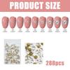 1Bag 3D Nail Charms Pointed Bottom Nail Rhinestones for Nail Decoration Nails Art Projects Embellishments Crafts