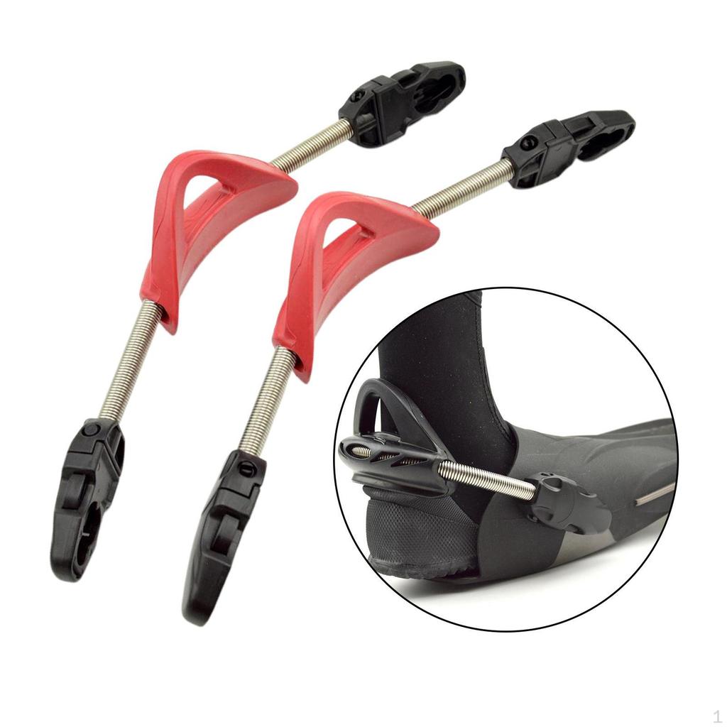 1 Pair Spring Diving Snorkel End Stainless Straps Release Shoes